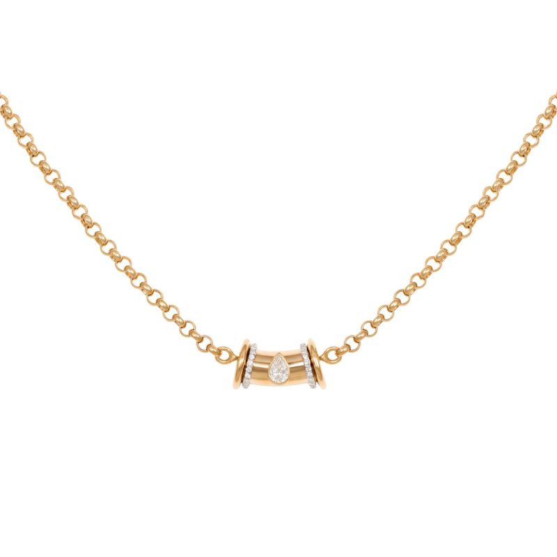 Warrior Princess Diamond Drop Necklace - Small