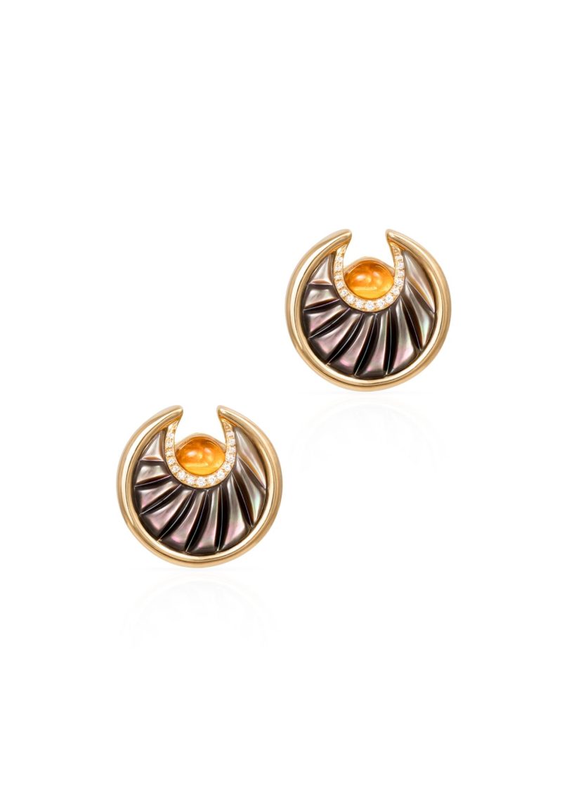 Circus Moon Earrings - Small