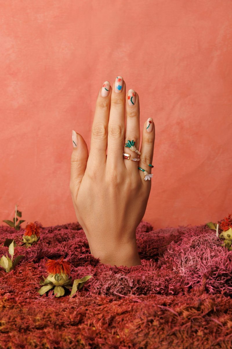 Psychedeliah On A Vine Small Ring