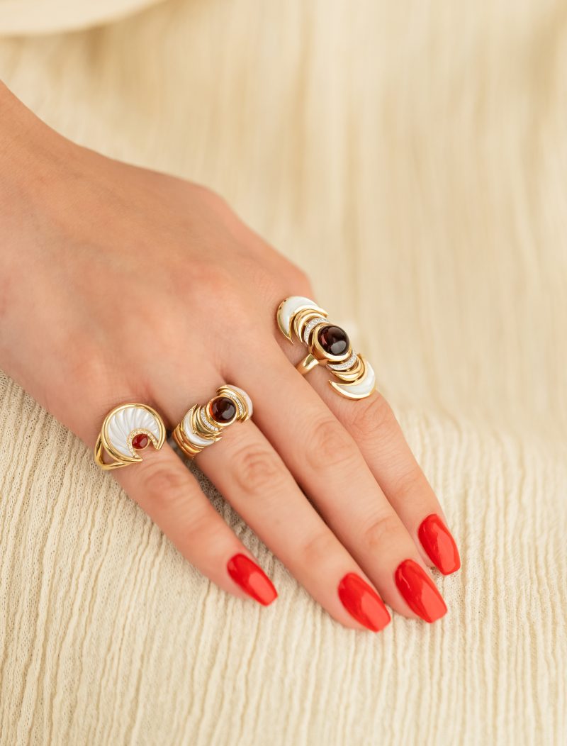 Circus Moon Ring - Small
