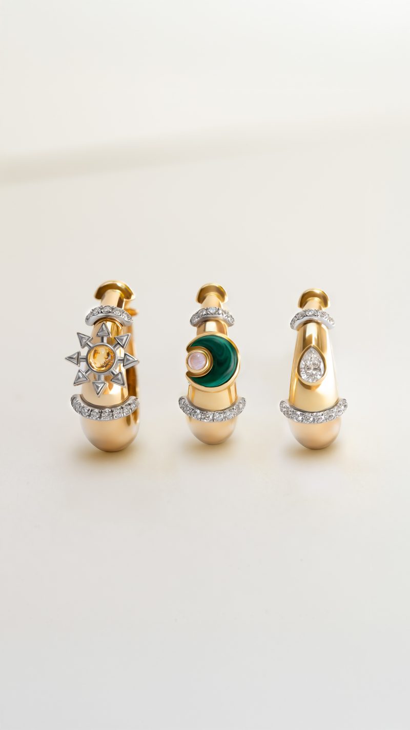 Buoy Star Seed Earrings