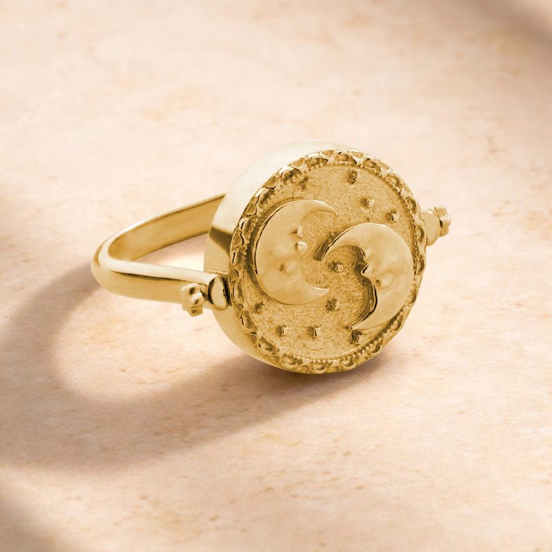 3 in 1 Gemini Zodiac Ring