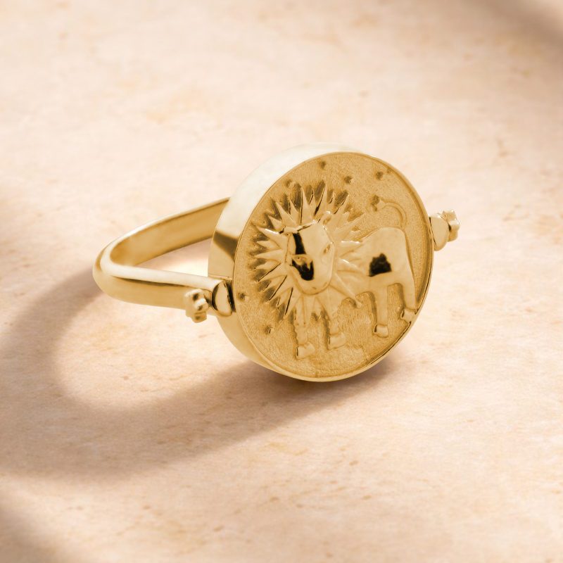 3 in 1 Leo Zodiac Ring