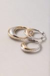 Gold Bloop Moon Earrings