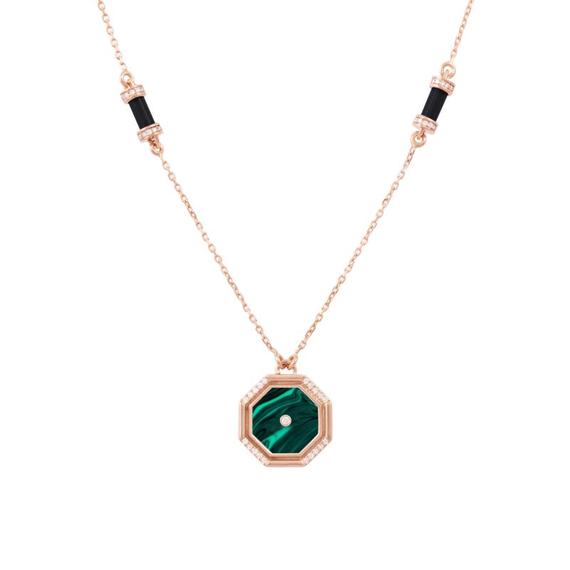 Hexagon Amulet Necklace - Small