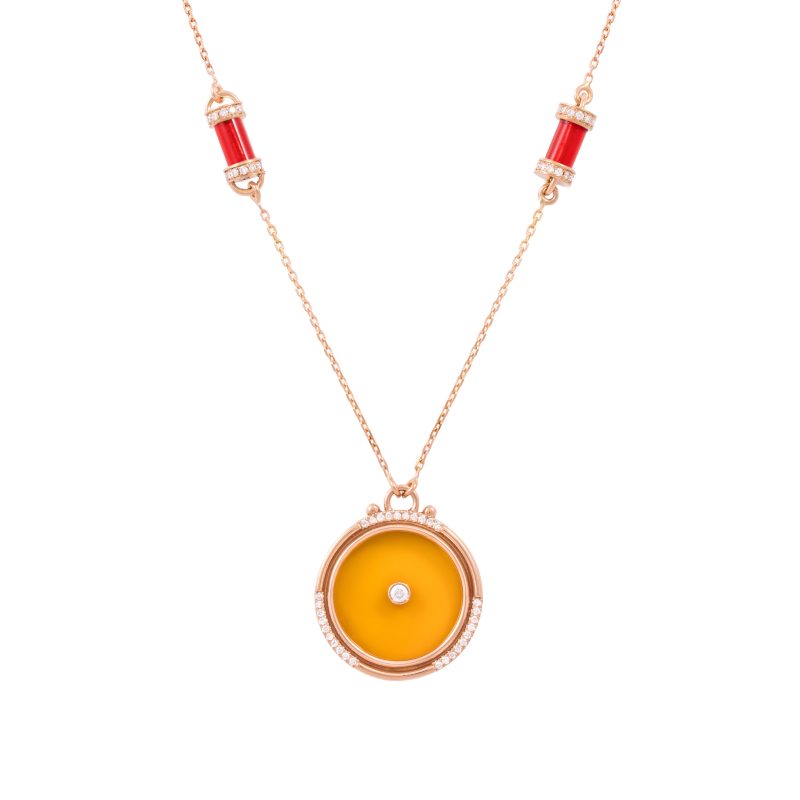 Round Amulet Necklace