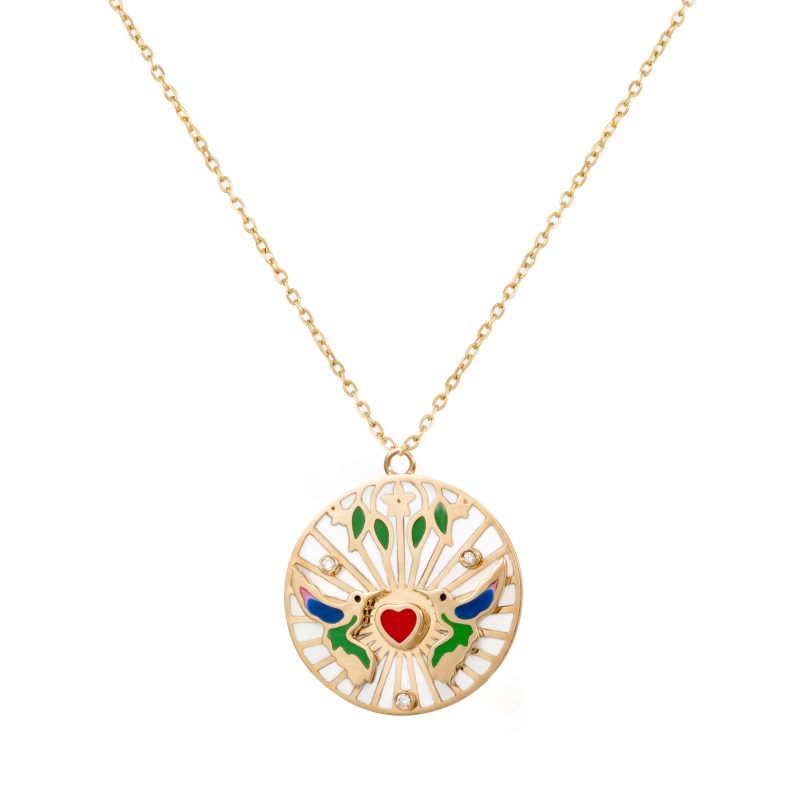 The Love Birds Pendant - Small