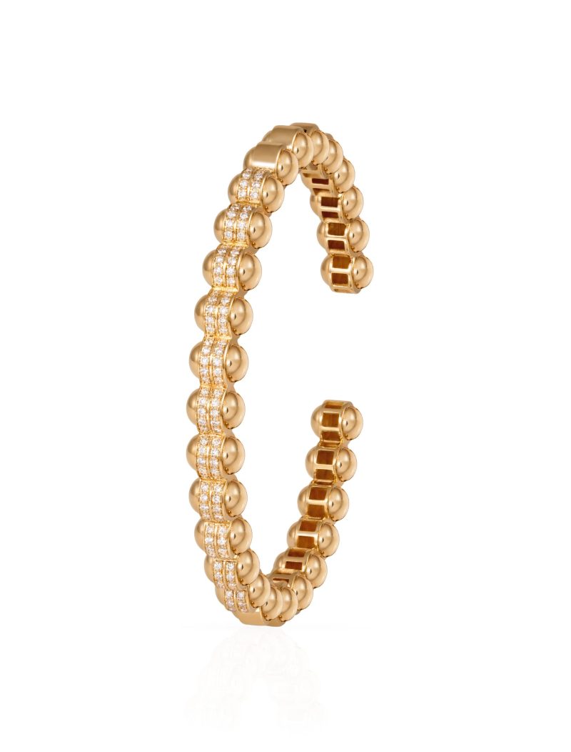 The Full Gold Atom Bangle - Size 2
