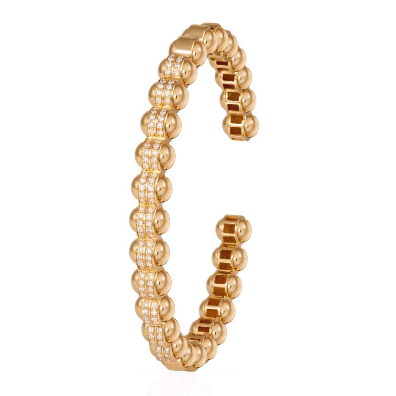 The Full Gold Atom Bangle - Size 2