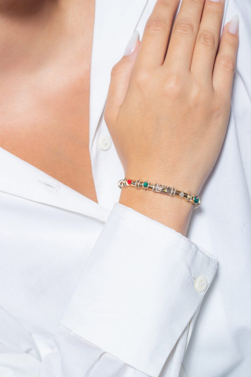 Multi Charm Bangle