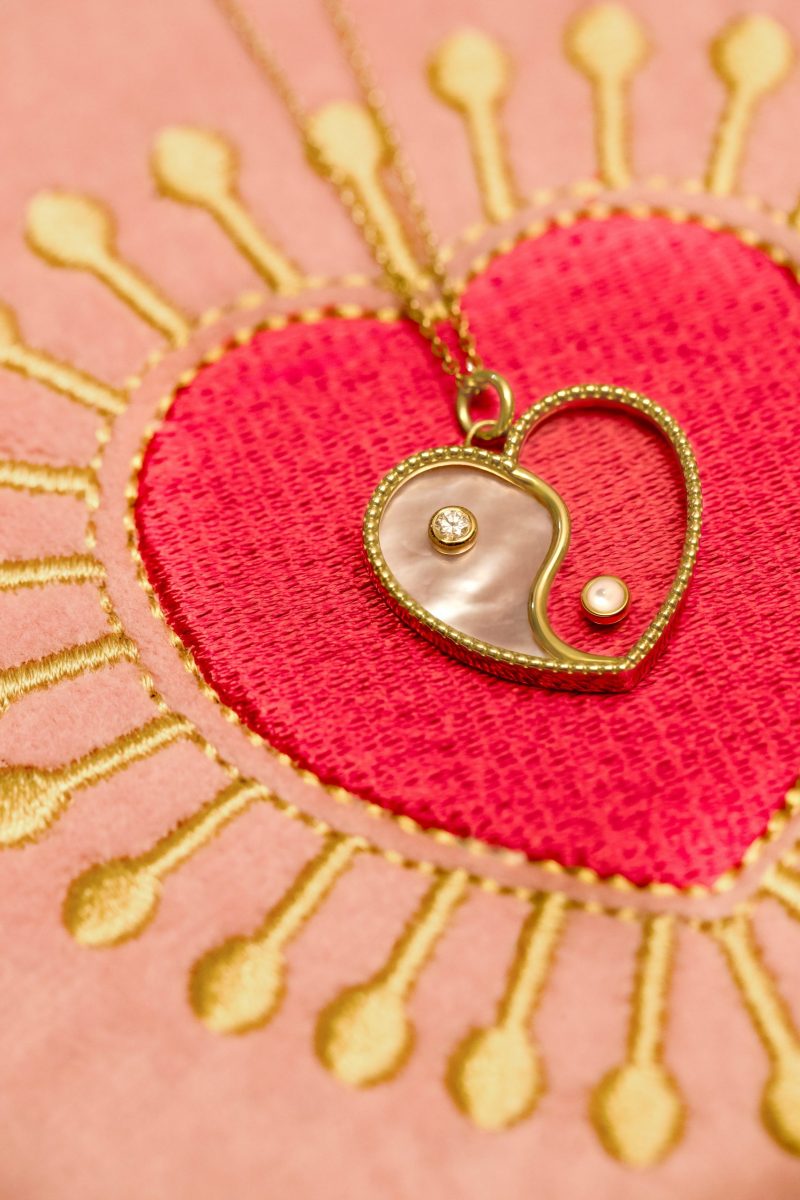 Yin Yang Heart Pendant