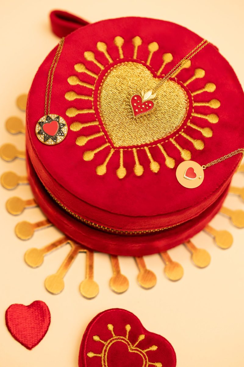 Flame Heart Necklace