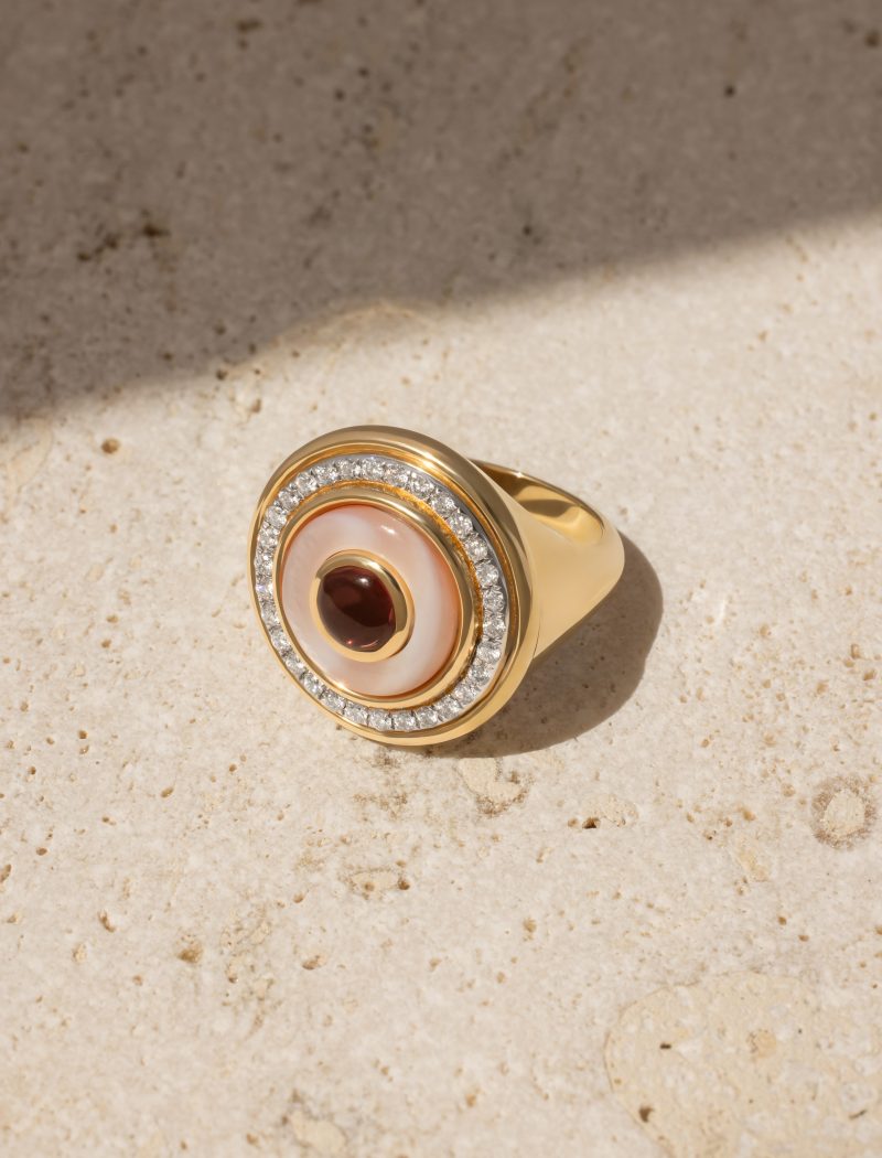 Mimette Double Stone Ring