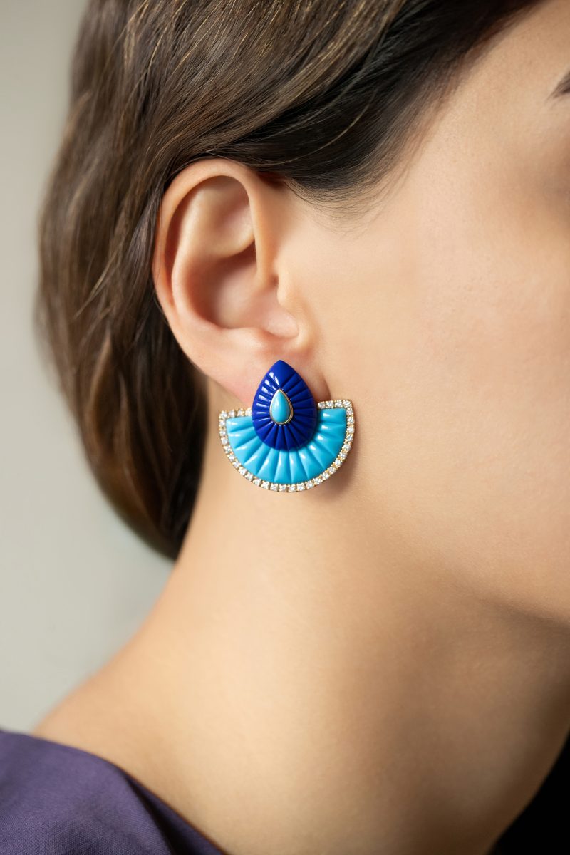Bond Street Fan Earrings - Large