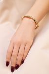 The Gold Atom Bangle - Size 2