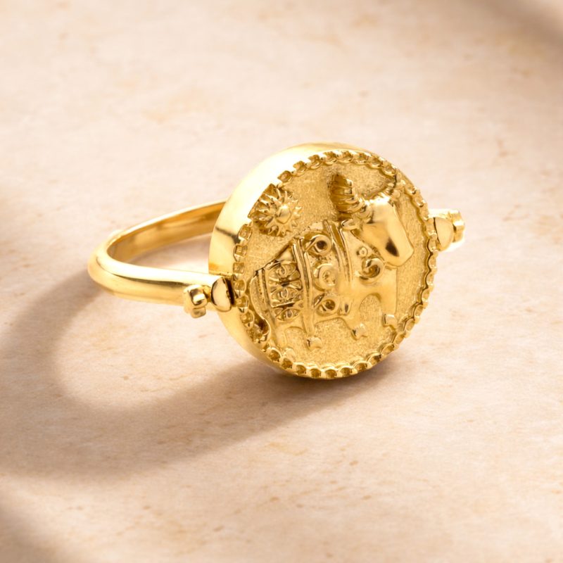 3 in 1 Taurus Zodiac Ring