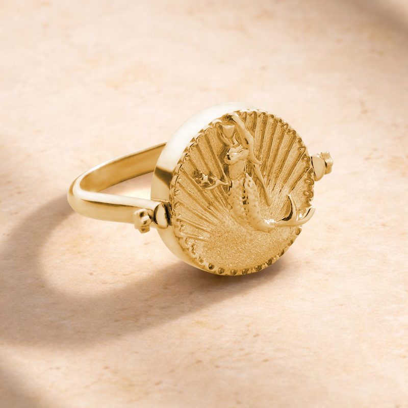 3 in 1 Virgo Zodiac Ring