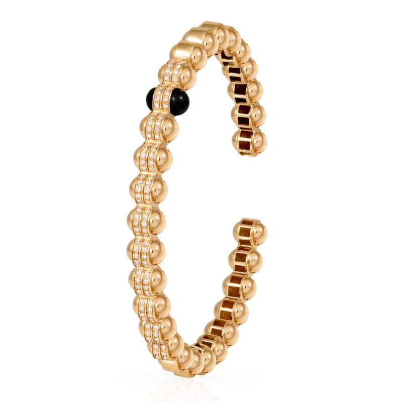 The Gold Atom Bangle – Size 2