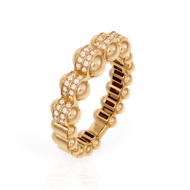 The Gold Atom Ring - Size 3