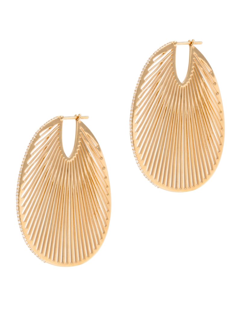 Statement Flat Ray Hoops