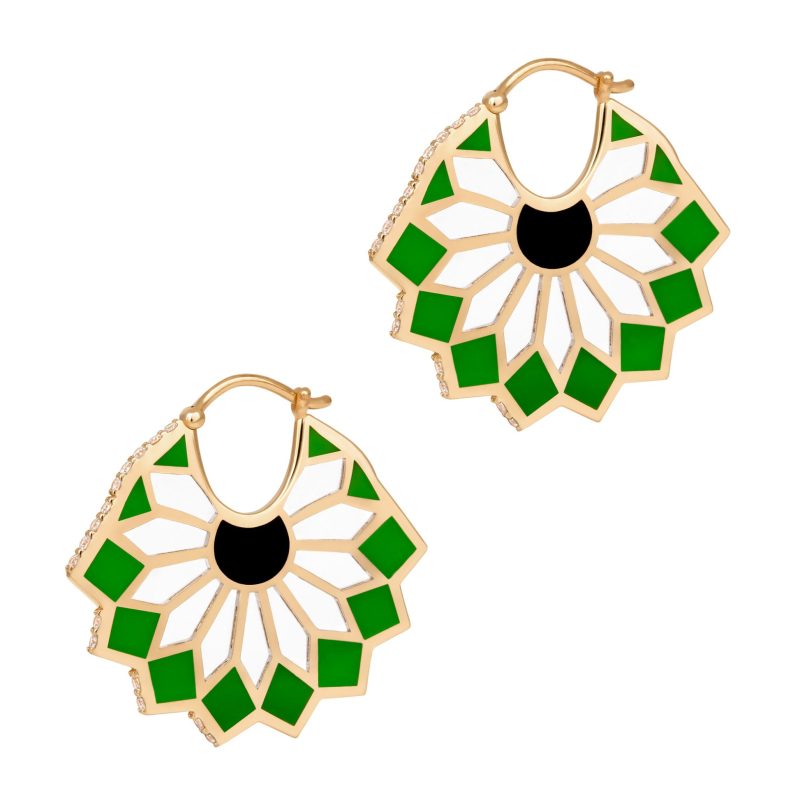 The Diamond Lady Sursock Earrings - Size 3