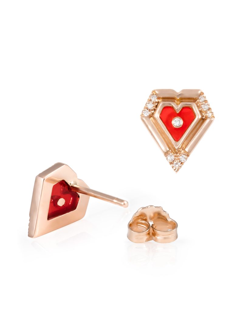 Mini Heart Studs