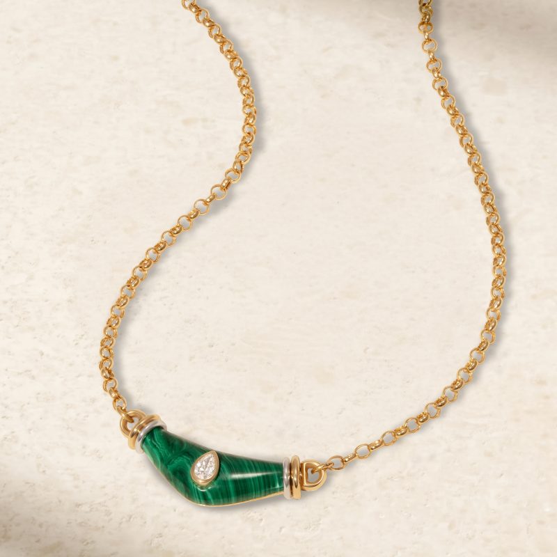Diamond Drop Karma Necklace
