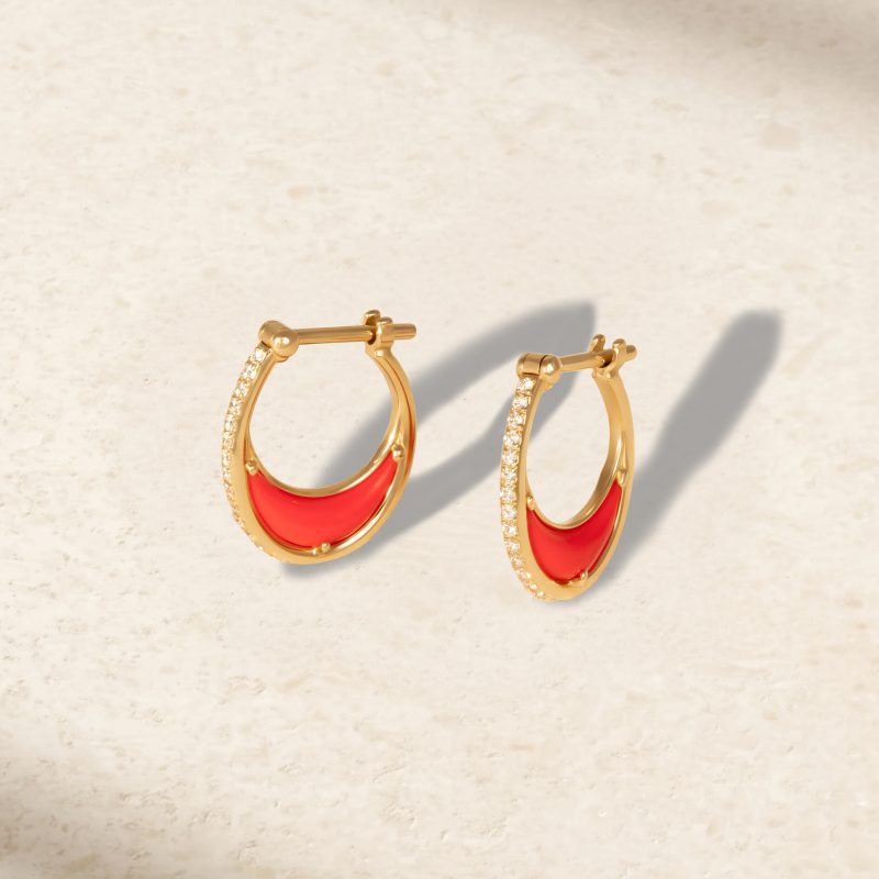 Bloop Moon Earrings