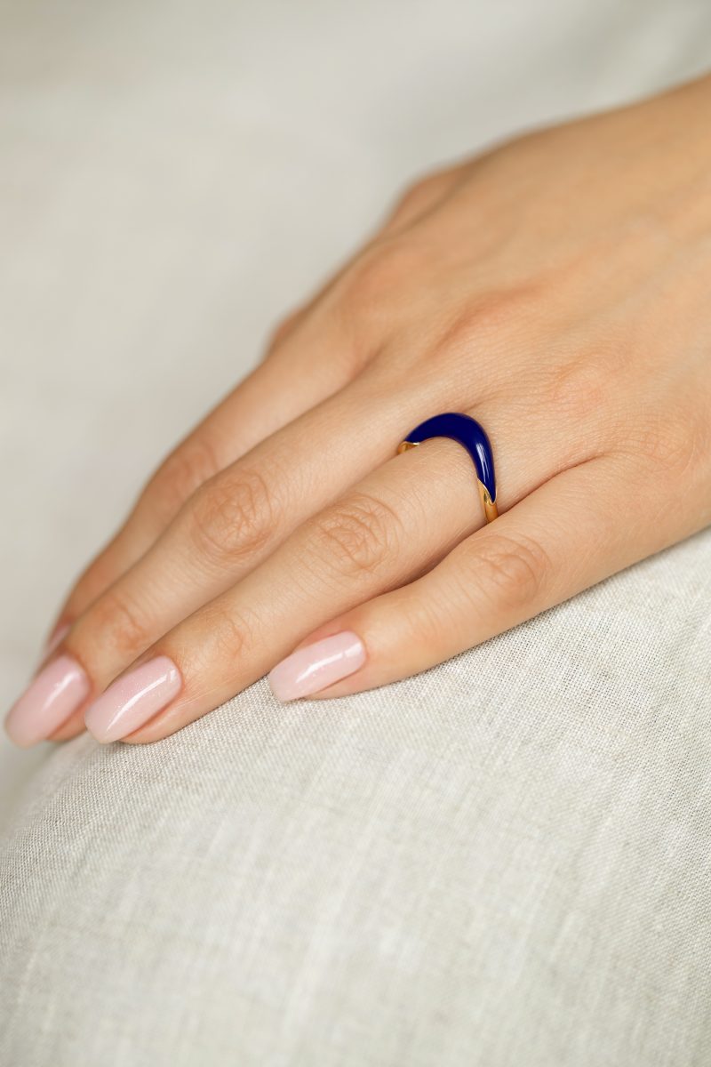 Boa Stackable Stone Ring