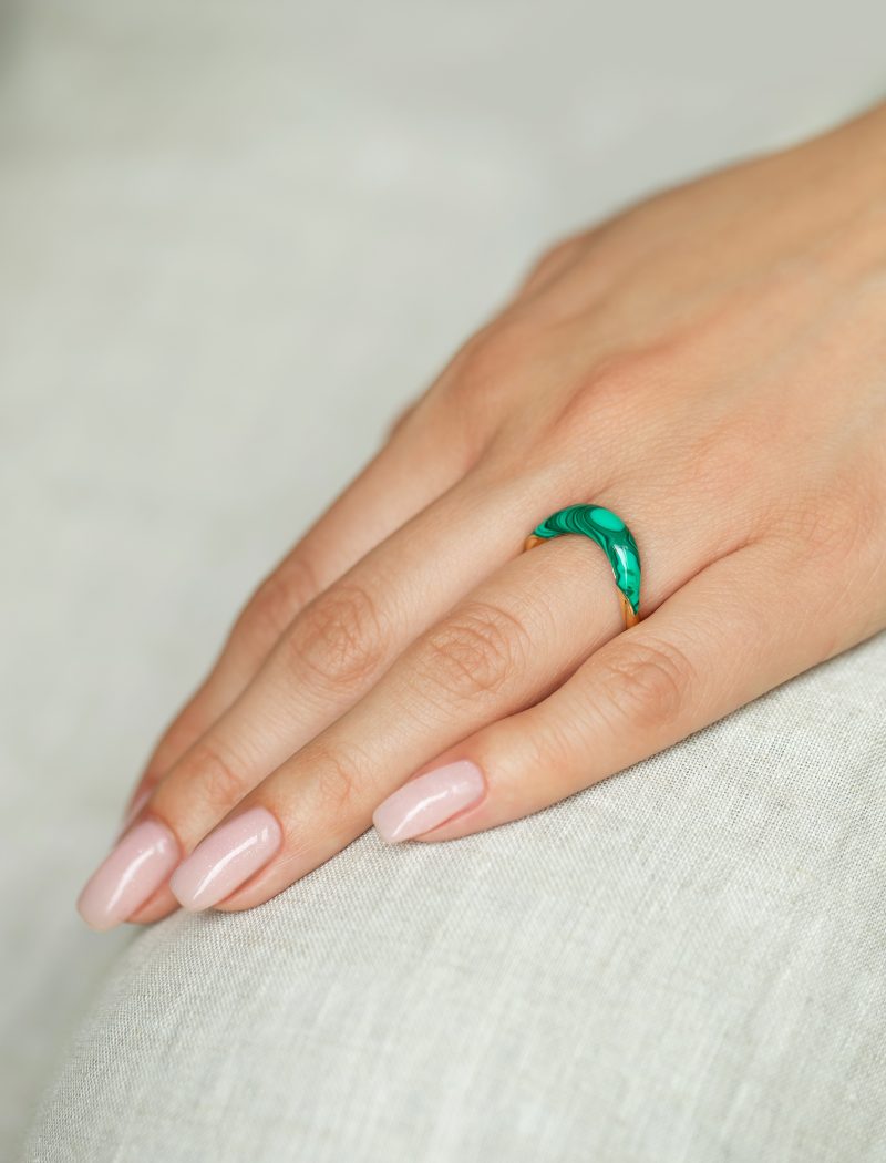 Boa Stackable Stone Ring