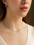 Boa Pear Diamond Necklace
