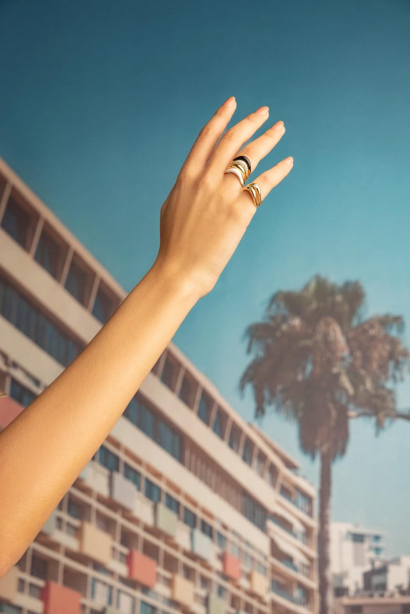 Boa Stackable Stone Ring