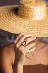 Boa Stackable Stone Ring