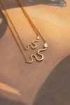 Boa Pear Diamond Necklace