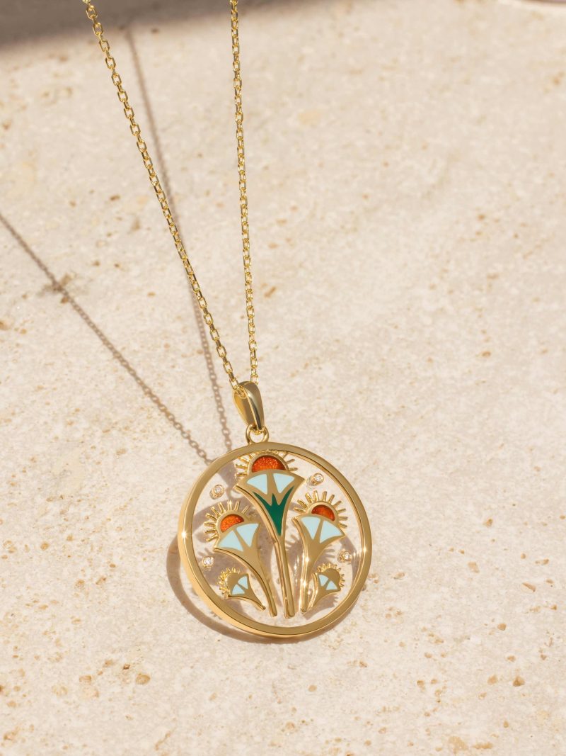 Ancient Lotus Necklace