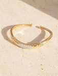 Boa Belly Diamond Bangle