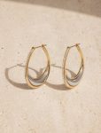 Bloop Gold Earrings - Size 6