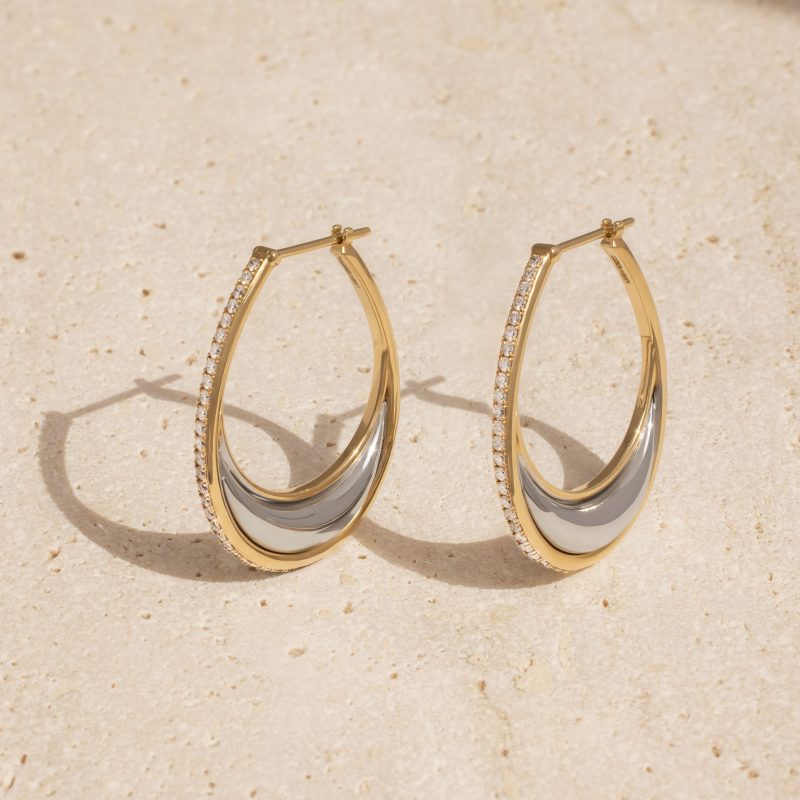 Bloop Gold Earrings - Size 6