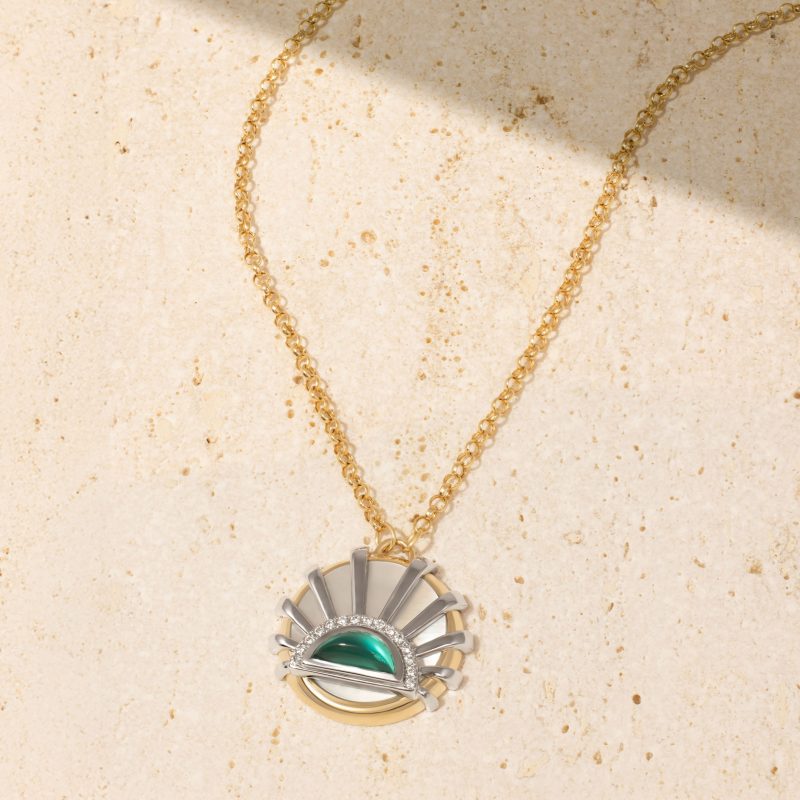 Sun Dawn Stoned Necklace - Classic