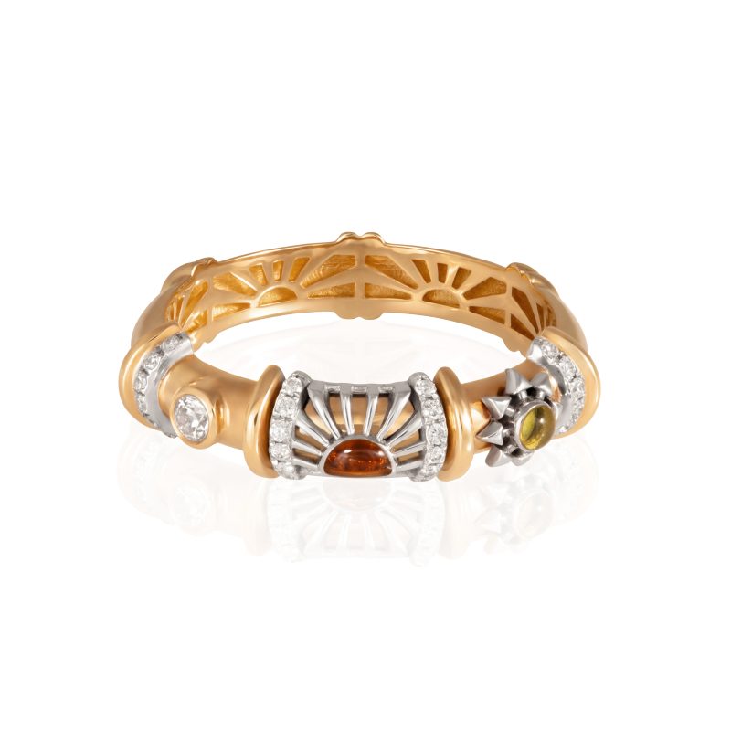 Milky Multicharm Ring