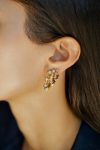 Milky Gold Hoops