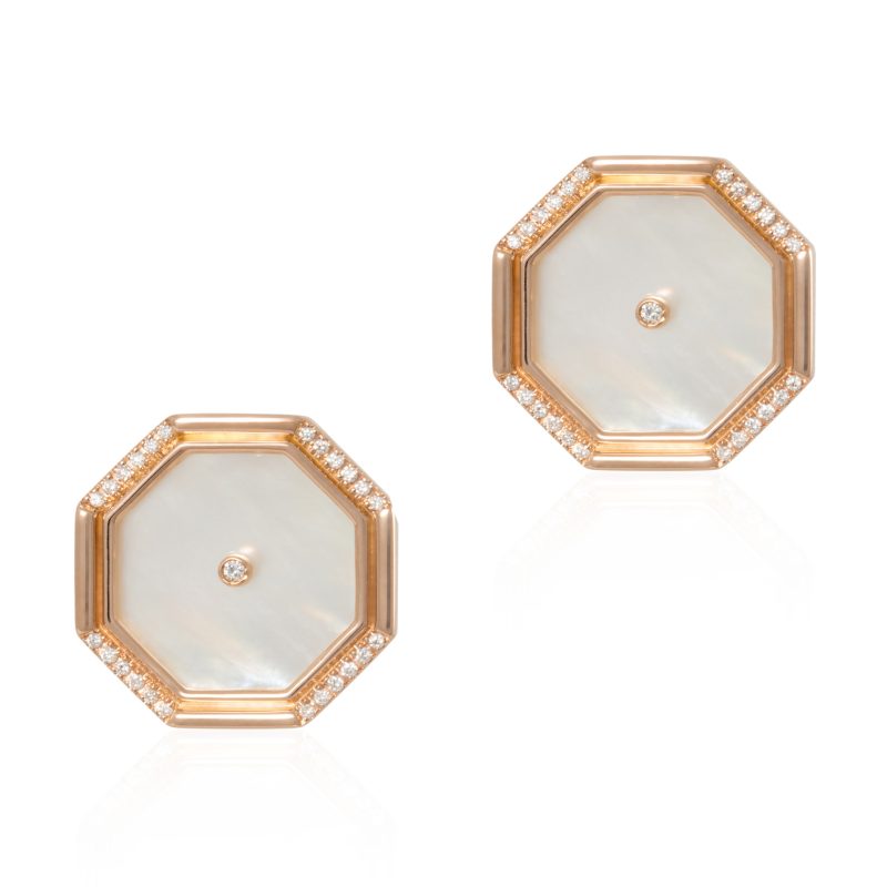 Hexagon Amulet Earrings