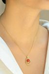 Wildflower Oval Necklace