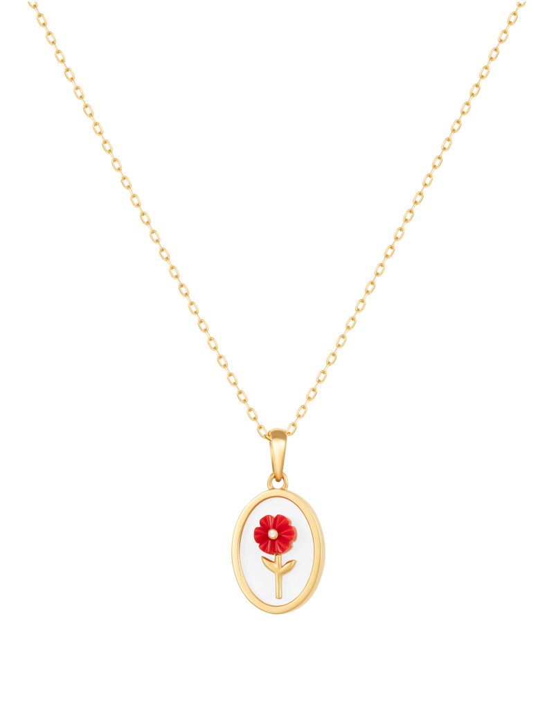 Wildflower Oval Necklace