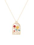 In Full Bloom Stoned Necklace