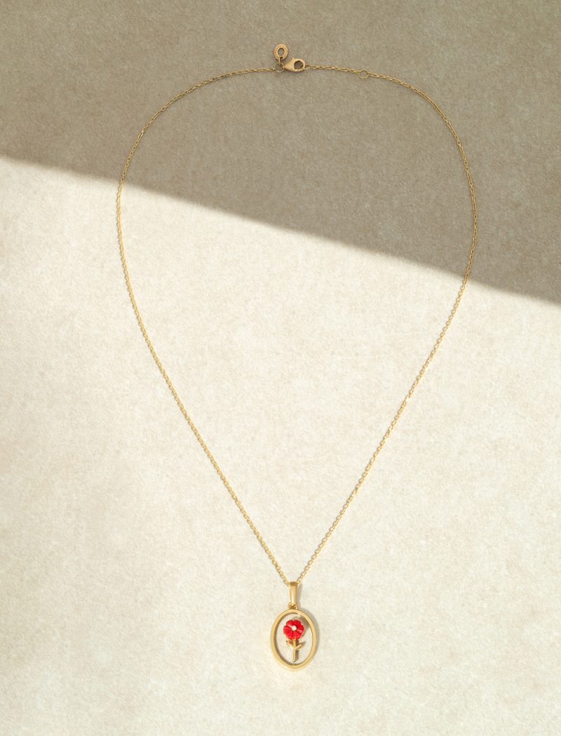 Wildflower Oval Necklace