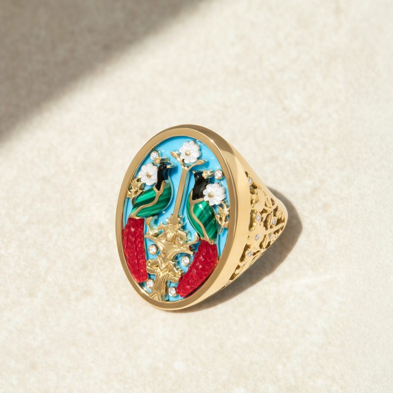 Ring Tableau Peacock Size 51 – Main