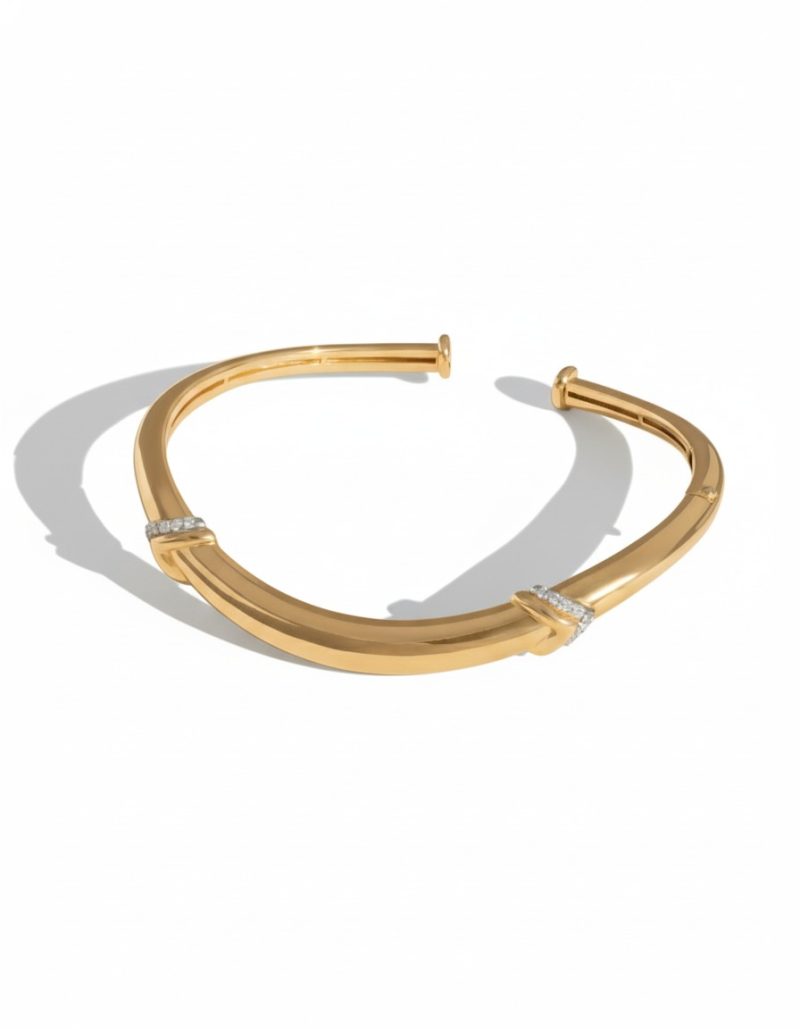 Boa Belly Gold Bangle