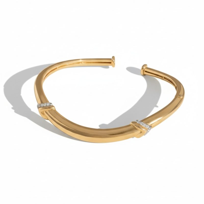 Boa Belly Gold Bangle