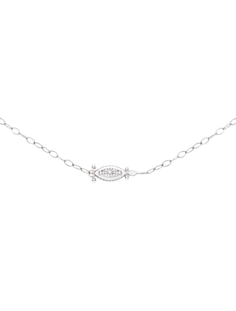 The Capture Choker - White Gold